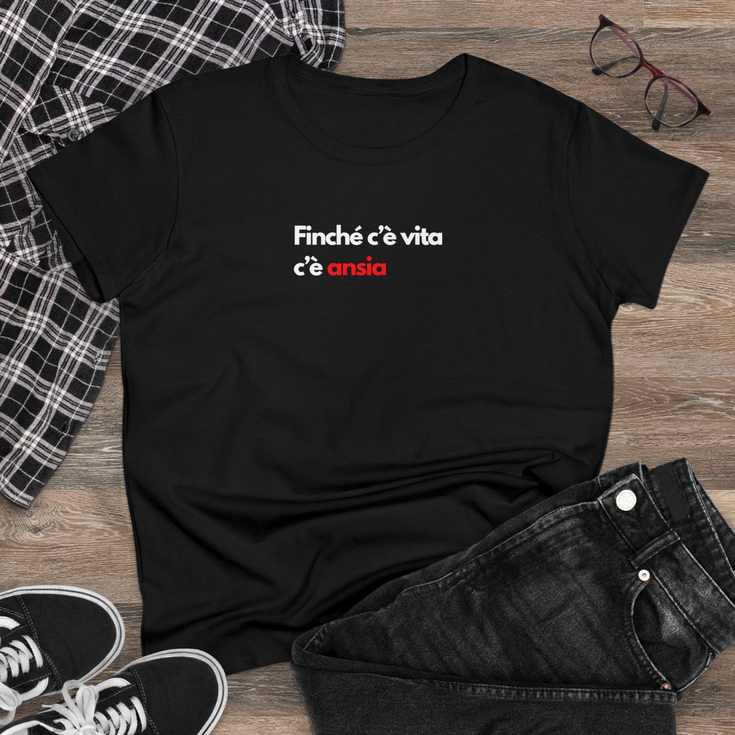 C'È ANSIA T-Shirt Donna