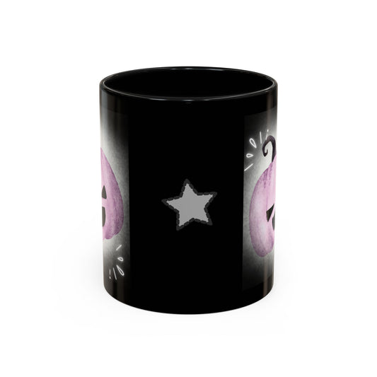 Spooky Pumpkin Accent Coffee Mug - Perfect for Halloween