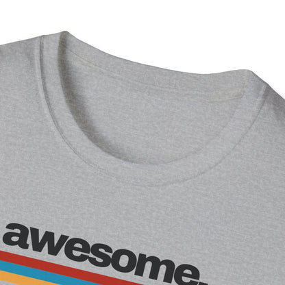 T-shirt Unisex AWESOME Stile Casual Moda | Maglietta unisex awesome casual | T-shirt moderna unisex lifestyle | Maglietta unisex design minimal