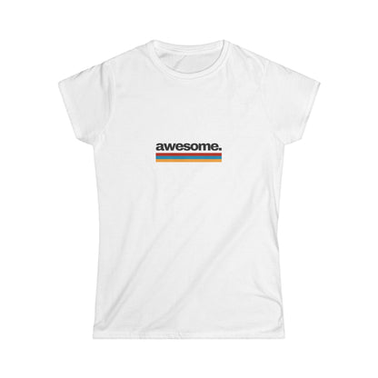 Awesome T-Shirt Donna Stile Casual Moderno | Maglietta donna positiva | T-shirt entusiasmo donna | Abbigliamento donna casual trendy