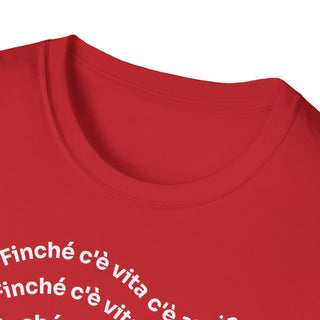 T-shirt Unisex C È ANSIA Stile Casual Moda | Maglietta unisex c’è ansia ironica | T-shirt unisex messaggio divertente | Maglietta casual ansia humor