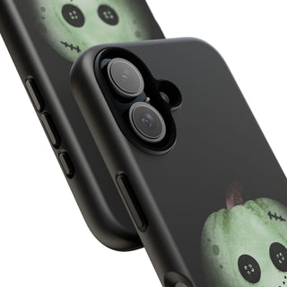 Custodia iPhone Halloween Zucca Zombie Cover | Cover iPhone zucca zombie divertente | Custodia iPhone tema halloween originale | Cover protettiva iPhone halloween