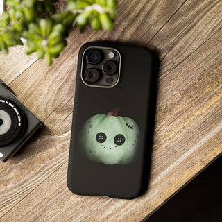 Custodia iPhone Halloween Zucca Zombie Cover | Cover iPhone zucca zombie divertente | Custodia iPhone tema halloween originale | Cover protettiva iPhone halloween