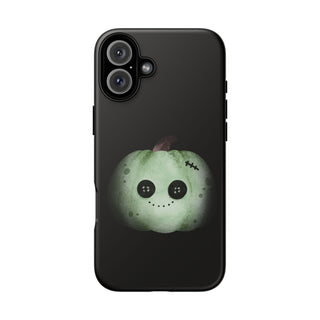 Custodia iPhone Halloween Zucca Zombie Cover | Cover iPhone zucca zombie divertente | Custodia iPhone tema halloween originale | Cover protettiva iPhone halloween
