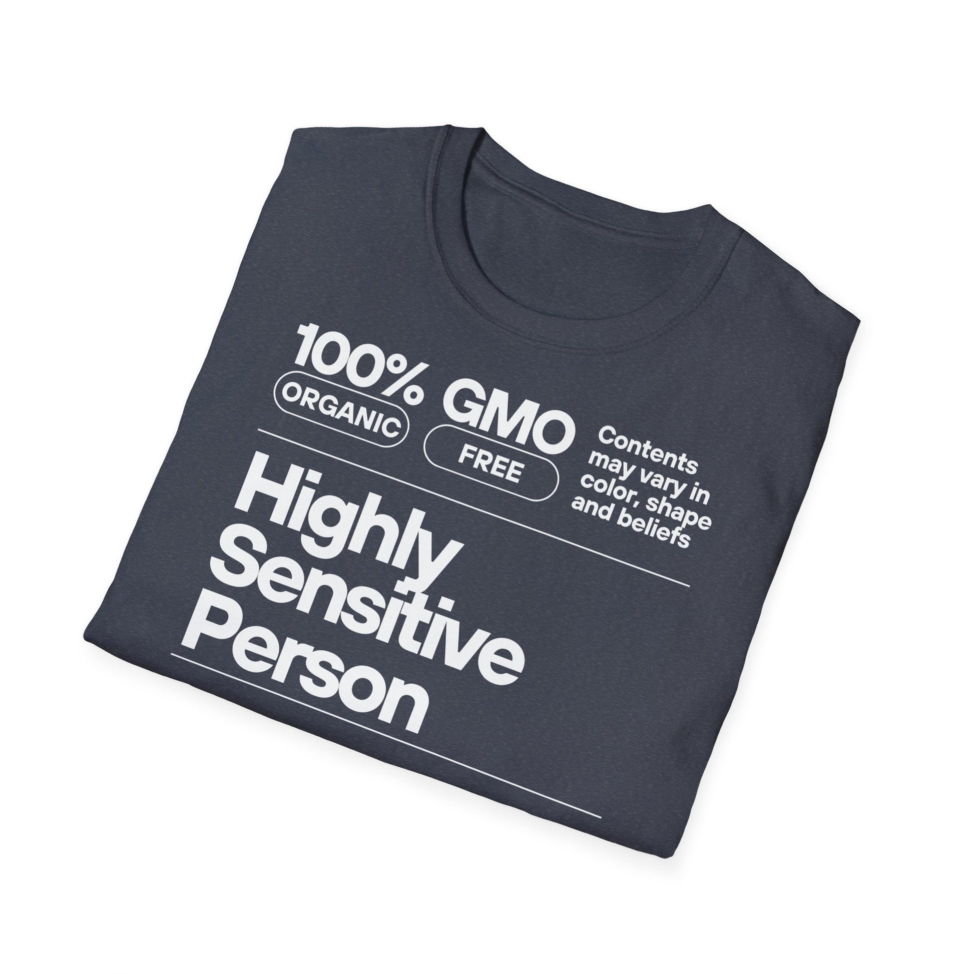 Highly Sensitive Person T-Shirt Unisex Tee | Sensitive personality unisex shirt | Emotional awareness t-shirt | Minimal statement tee