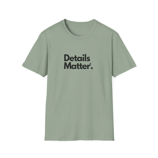 T-shirt Unisex DETAILS MATTER Stile Casual Moda | Maglietta unisex details matter | T-shirt lifestyle unisex moderna | Maglietta unisex design motivazionale