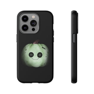 Custodia iPhone Halloween Zucca Zombie Cover | Cover iPhone zucca zombie divertente | Custodia iPhone tema halloween originale | Cover protettiva iPhone halloween