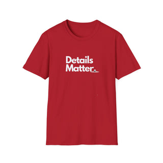 T-shirt Unisex DETAILS MATTER Stile Casual Moda | Maglietta unisex details matter | T-shirt lifestyle unisex moderna | Maglietta unisex design motivazionale