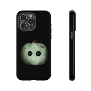 Custodia iPhone Halloween Zucca Zombie Cover | Cover iPhone zucca zombie divertente | Custodia iPhone tema halloween originale | Cover protettiva iPhone halloween