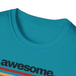 T-shirt Unisex AWESOME Stile Casual Moda | Maglietta unisex awesome casual | T-shirt moderna unisex lifestyle | Maglietta unisex design minimal