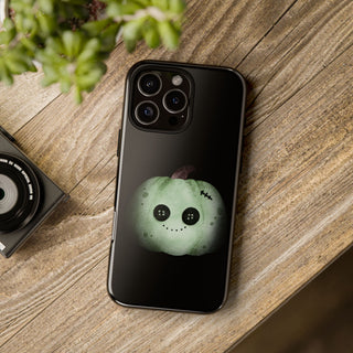 Custodia iPhone Halloween Zucca Zombie Cover | Cover iPhone zucca zombie divertente | Custodia iPhone tema halloween originale | Cover protettiva iPhone halloween
