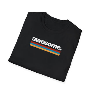 T-shirt Unisex AWESOME Stile Casual Moda | Maglietta unisex awesome casual | T-shirt moderna unisex lifestyle | Maglietta unisex design minimal