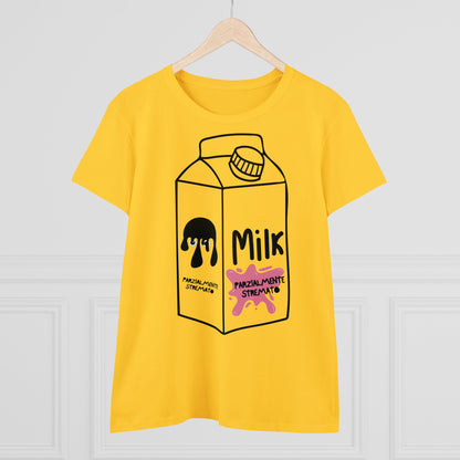 PARZIALMENTE STREMATO T-Shirt Donna