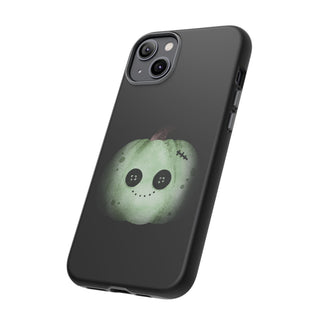 Custodia iPhone Halloween Zucca Zombie Cover | Cover iPhone zucca zombie divertente | Custodia iPhone tema halloween originale | Cover protettiva iPhone halloween