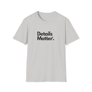 T-shirt Unisex DETAILS MATTER Stile Casual Moda | Maglietta unisex details matter | T-shirt lifestyle unisex moderna | Maglietta unisex design motivazionale