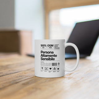 Tazza di ceramica  "Persona Altamente Sensibile"