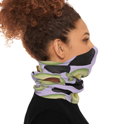Avocado lilac NECK WARMER SCARF