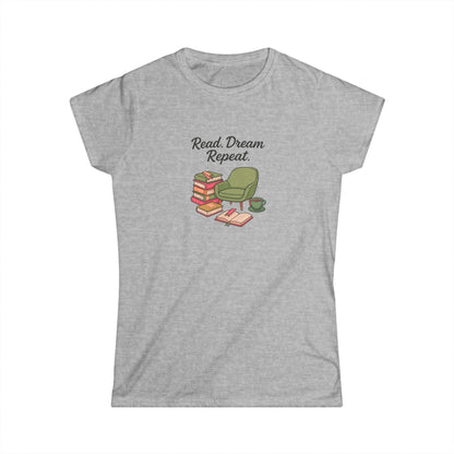 READ. DREAM. REPEAT T-shirt Donna