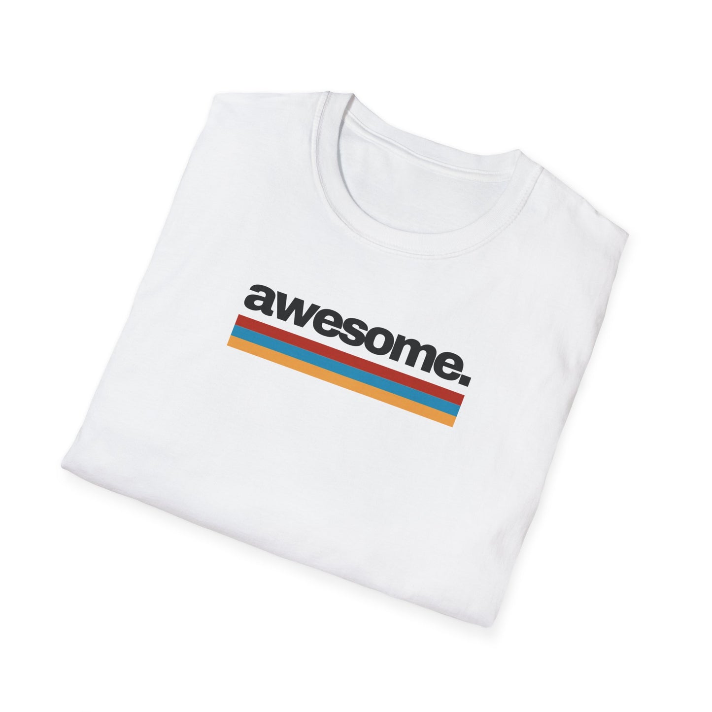 T-shirt Unisex AWESOME Stile Casual Moda | Maglietta unisex awesome casual | T-shirt moderna unisex lifestyle | Maglietta unisex design minimal