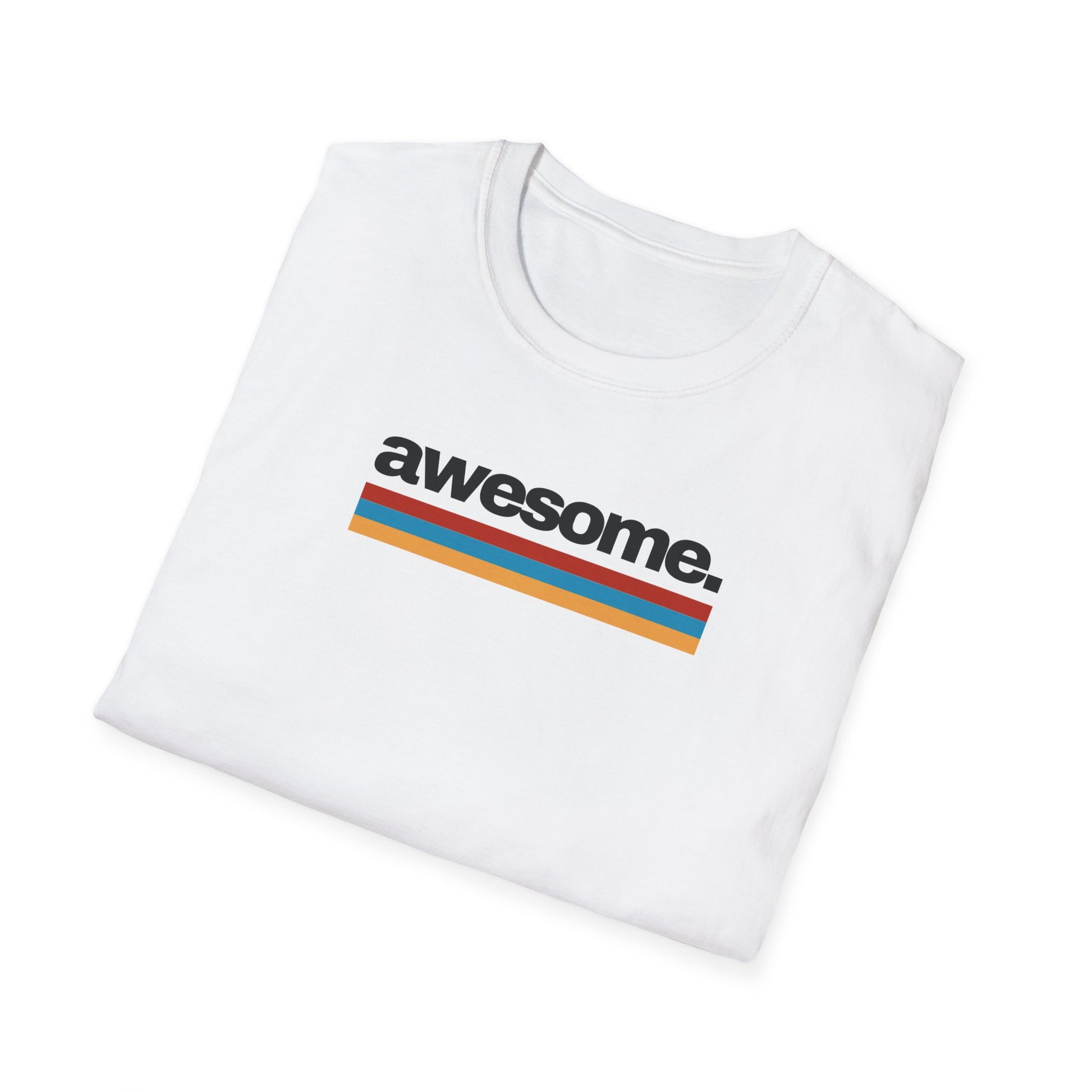 T-shirt Unisex AWESOME Stile Casual Moda | Maglietta unisex awesome casual | T-shirt moderna unisex lifestyle | Maglietta unisex design minimal