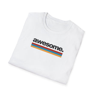 T-shirt Unisex AWESOME Stile Casual Moda | Maglietta unisex awesome casual | T-shirt moderna unisex lifestyle | Maglietta unisex design minimal