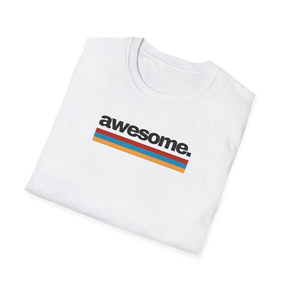 T-shirt Unisex AWESOME Stile Casual Moda | Maglietta unisex awesome casual | T-shirt moderna unisex lifestyle | Maglietta unisex design minimal
