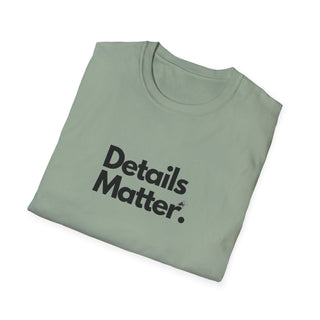 T-shirt Unisex DETAILS MATTER Stile Casual Moda | Maglietta unisex details matter | T-shirt lifestyle unisex moderna | Maglietta unisex design motivazionale