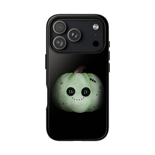 Custodia iPhone Halloween Zucca Zombie Cover | Cover iPhone zucca zombie divertente | Custodia iPhone tema halloween originale | Cover protettiva iPhone halloween