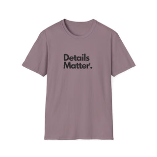 T-shirt Unisex DETAILS MATTER Stile Casual Moda | Maglietta unisex details matter | T-shirt lifestyle unisex moderna | Maglietta unisex design motivazionale