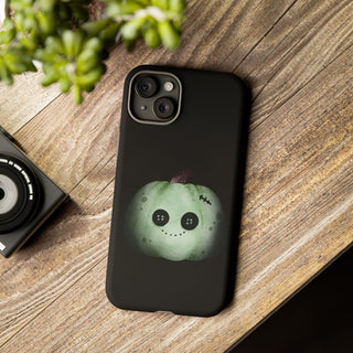 Custodia iPhone Halloween Zucca Zombie Cover | Cover iPhone zucca zombie divertente | Custodia iPhone tema halloween originale | Cover protettiva iPhone halloween