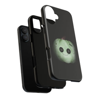 Custodia iPhone Halloween Zucca Zombie Cover | Cover iPhone zucca zombie divertente | Custodia iPhone tema halloween originale | Cover protettiva iPhone halloween