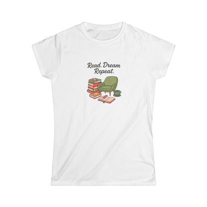 READ. DREAM. REPEAT T-shirt Donna