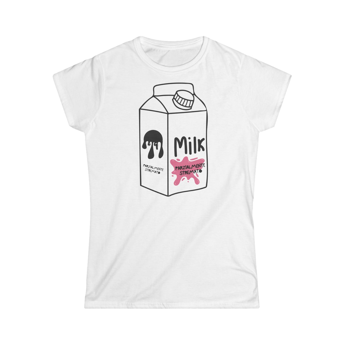 T-shirt Donna PARZIALMENTE STREMATO Stile Casual | Maglietta donna parzialmente stremato | T-shirt lifestyle donna ironica | Maglietta donna design divertente