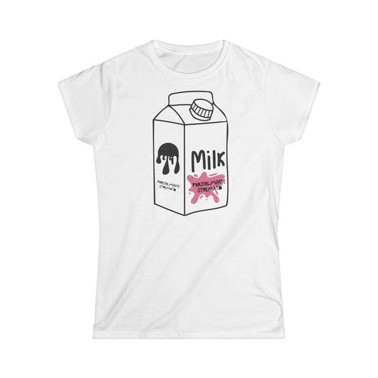 T-shirt Donna PARZIALMENTE STREMATO Stile Casual | Maglietta donna parzialmente stremato | T-shirt lifestyle donna ironica | Maglietta donna design divertente