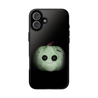 Custodia iPhone Halloween Zucca Zombie Cover | Cover iPhone zucca zombie divertente | Custodia iPhone tema halloween originale | Cover protettiva iPhone halloween