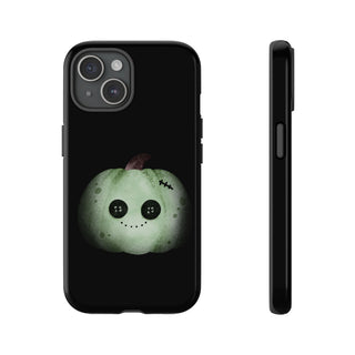 Custodia iPhone Halloween Zucca Zombie Cover | Cover iPhone zucca zombie divertente | Custodia iPhone tema halloween originale | Cover protettiva iPhone halloween