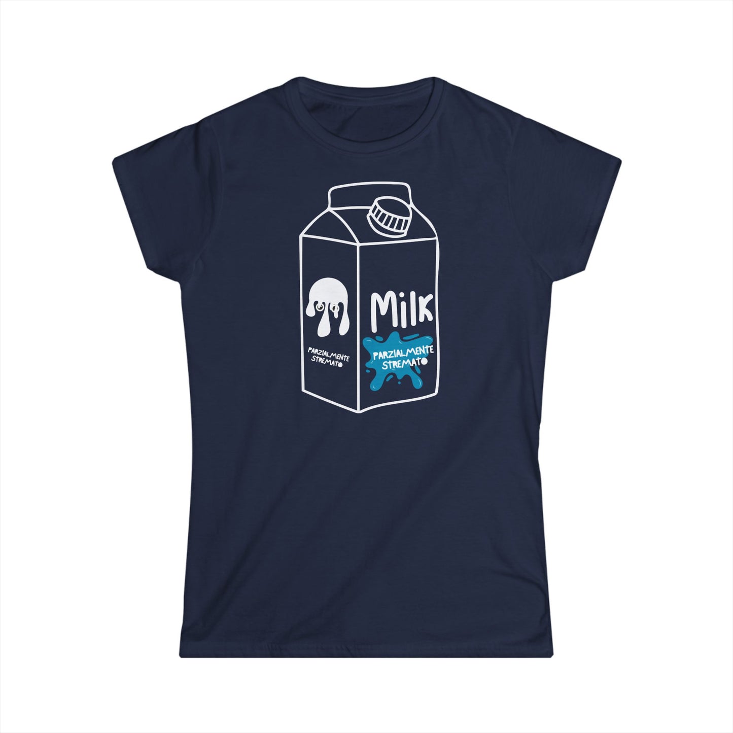 T-shirt Donna PARZIALMENTE STREMATO Stile Casual | Maglietta donna parzialmente stremato | T-shirt lifestyle donna ironica | Maglietta donna design divertente