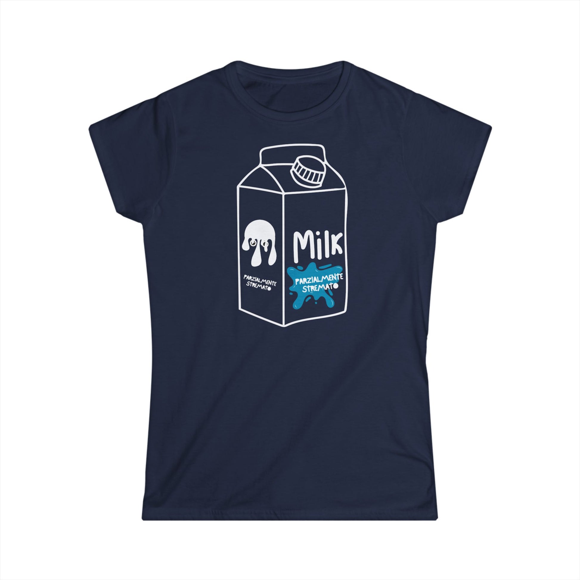 T-shirt Donna PARZIALMENTE STREMATO Stile Casual | Maglietta donna parzialmente stremato | T-shirt lifestyle donna ironica | Maglietta donna design divertente