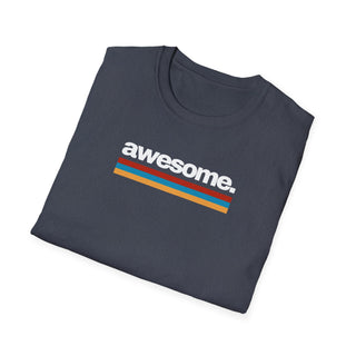T-shirt Unisex AWESOME Stile Casual Moda | Maglietta unisex awesome casual | T-shirt moderna unisex lifestyle | Maglietta unisex design minimal