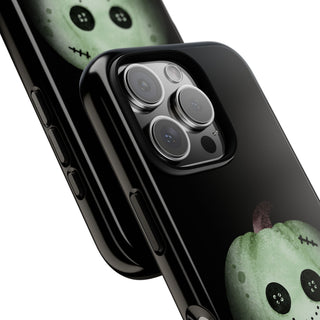 Custodia iPhone Halloween Zucca Zombie Cover | Cover iPhone zucca zombie divertente | Custodia iPhone tema halloween originale | Cover protettiva iPhone halloween