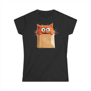 T-shirt Donna NON DIRE GATTO Stile Casual | Maglietta donna frase NON DIRE GATTO | T-shirt ironica donna design casual | Maglietta donna stile urbano gatto