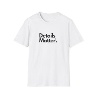 T-shirt Unisex DETAILS MATTER Stile Casual Moda | Maglietta unisex details matter | T-shirt lifestyle unisex moderna | Maglietta unisex design motivazionale