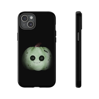 Custodia iPhone Halloween Zucca Zombie Cover | Cover iPhone zucca zombie divertente | Custodia iPhone tema halloween originale | Cover protettiva iPhone halloween