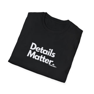 T-shirt Unisex DETAILS MATTER Stile Casual Moda | Maglietta unisex details matter | T-shirt lifestyle unisex moderna | Maglietta unisex design motivazionale