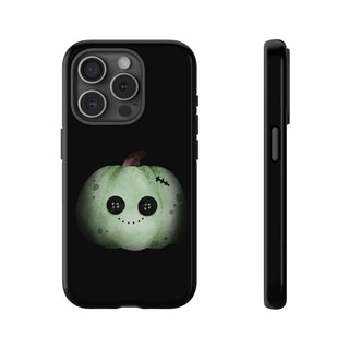 Custodia iPhone Halloween Zucca Zombie Cover | Cover iPhone zucca zombie divertente | Custodia iPhone tema halloween originale | Cover protettiva iPhone halloween