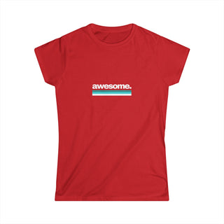 Awesome T-Shirt Donna Stile Casual Moderno | Maglietta donna positiva | T-shirt entusiasmo donna | Abbigliamento donna casual trendy