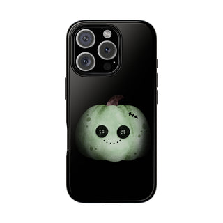 Custodia iPhone Halloween Zucca Zombie Cover | Cover iPhone zucca zombie divertente | Custodia iPhone tema halloween originale | Cover protettiva iPhone halloween