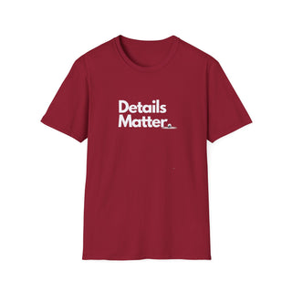 T-shirt Unisex DETAILS MATTER Stile Casual Moda | Maglietta unisex details matter | T-shirt lifestyle unisex moderna | Maglietta unisex design motivazionale