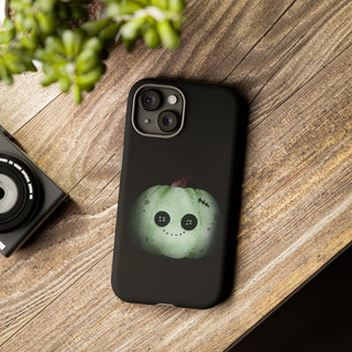 Custodia iPhone Halloween Zucca Zombie Cover | Cover iPhone zucca zombie divertente | Custodia iPhone tema halloween originale | Cover protettiva iPhone halloween
