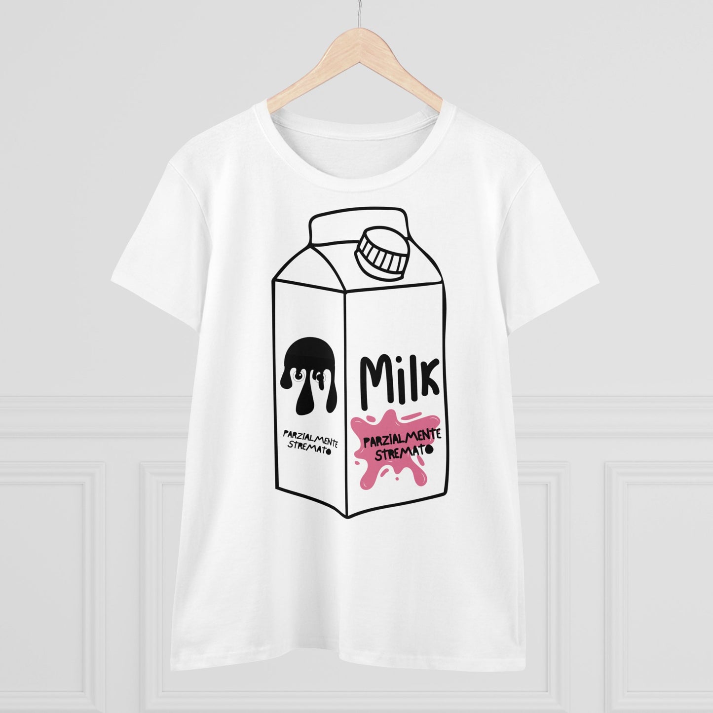 PARZIALMENTE STREMATO T-Shirt Donna